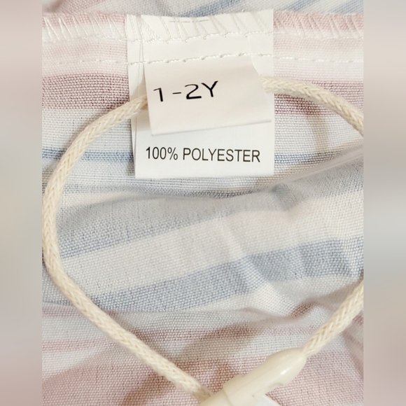 Girls Fun Striped Summer Dress - Picture 8 of 9